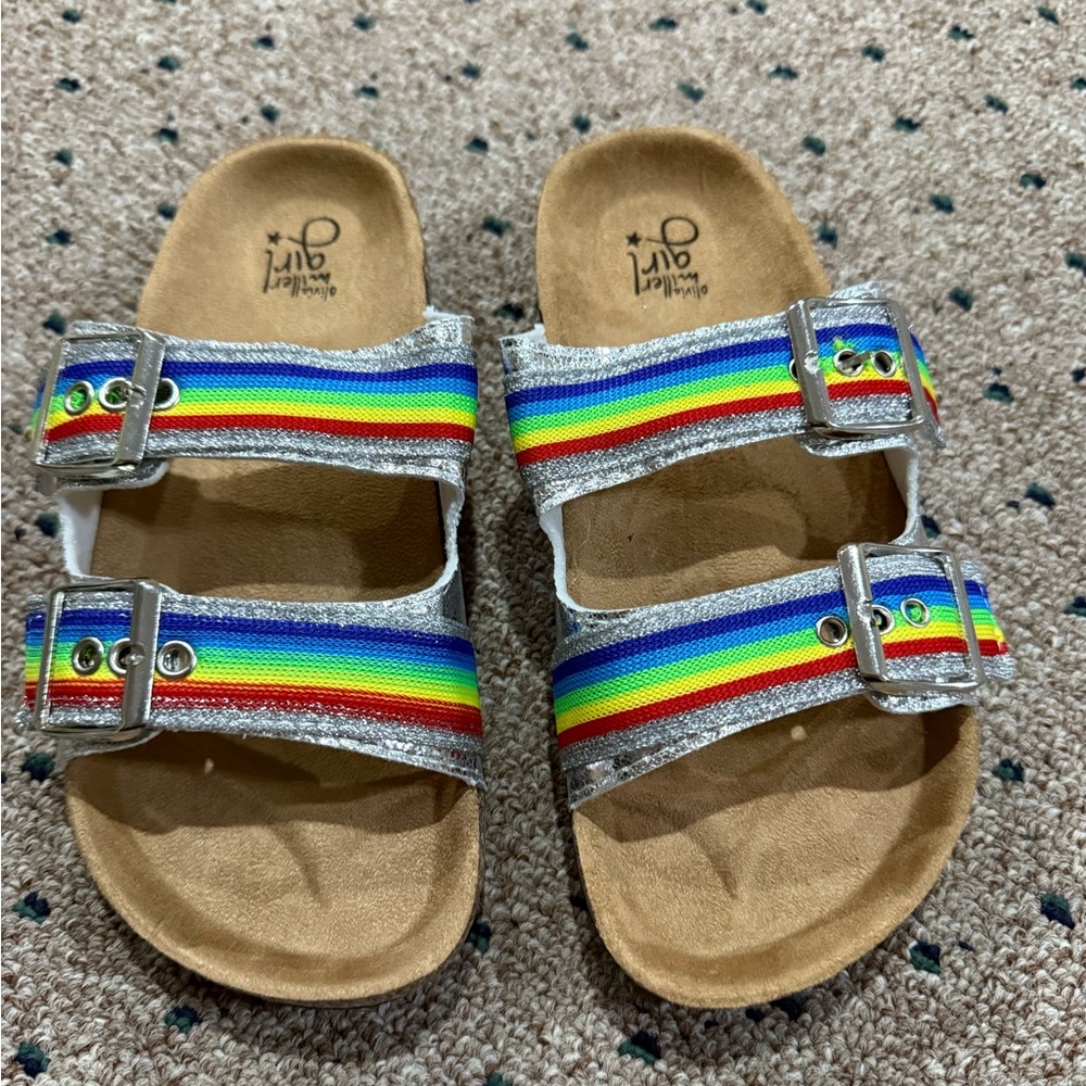 Olivia Miller Rainbow Strap Kids Sandals